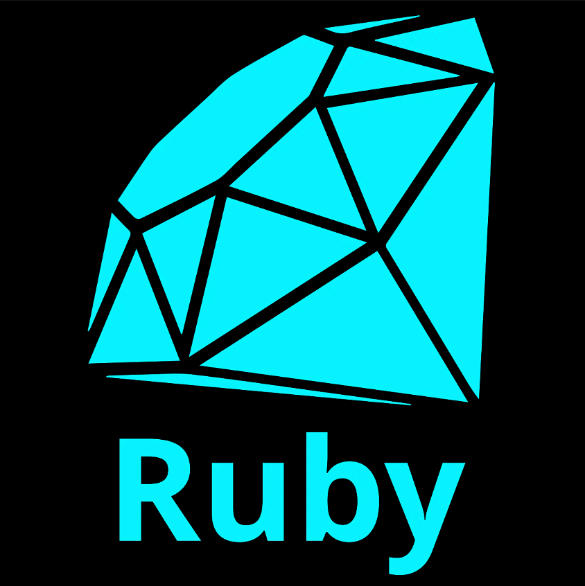 логотип Ruby инвертированный
